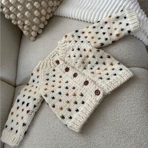 The blueberry Hill - sweater 12-24m baby